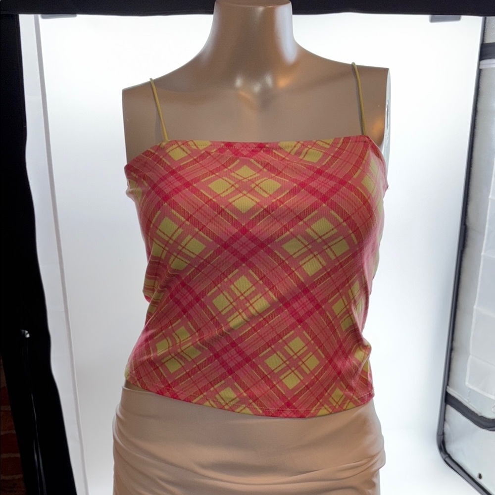 NWT Rue21 Pink and Yellow Camisole Top